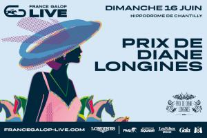 Affiche publicitaire Prix de Diane Longines 2024