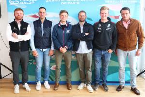 Chantilly's trainers with Marin Le Cour Grandmaison